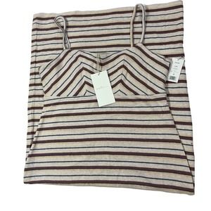 Joie‎ Soft Laurel Linen Cotton Midi Dress NWT Size M Color Gray, Lilac, Multi